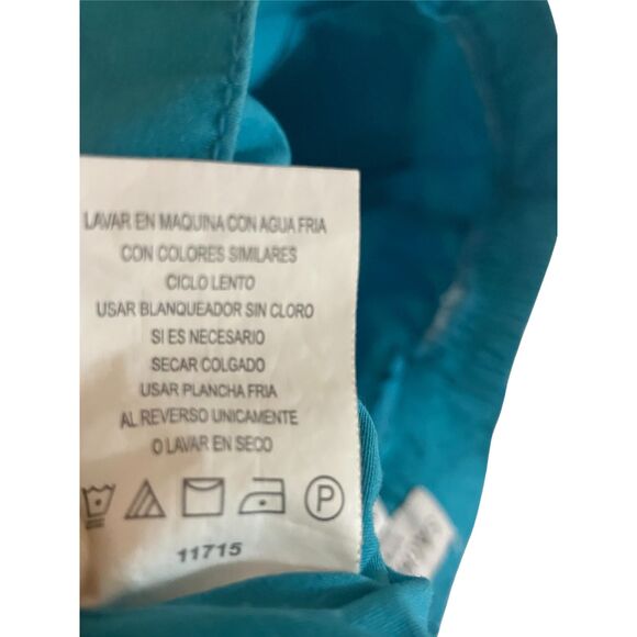 Sag Harbor Turquoise Bermuda Shorts Size 12 - Stretch Cotton Blend - Picture 5 of 5